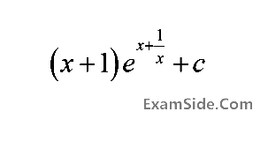 JEE Main 2014 (Offline) Mathematics - Indefinite Integrals Question 83 English Option 1