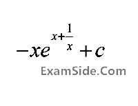 JEE Main 2014 (Offline) Mathematics - Indefinite Integrals Question 83 English Option 2