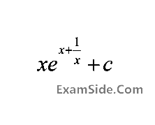 JEE Main 2014 (Offline) Mathematics - Indefinite Integrals Question 83 English Option 4