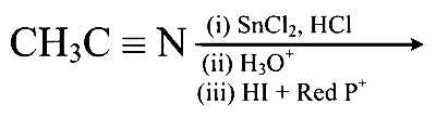 TS EAMCET 2022 (Online) 18th July Morning Shift Chemistry - Compounds Containing Nitrogen Question 12 English