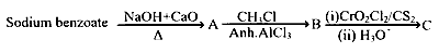 TS EAMCET 2023 (Online) 12th May Evening Shift Chemistry - Aldehyde and Ketone Question 40 English