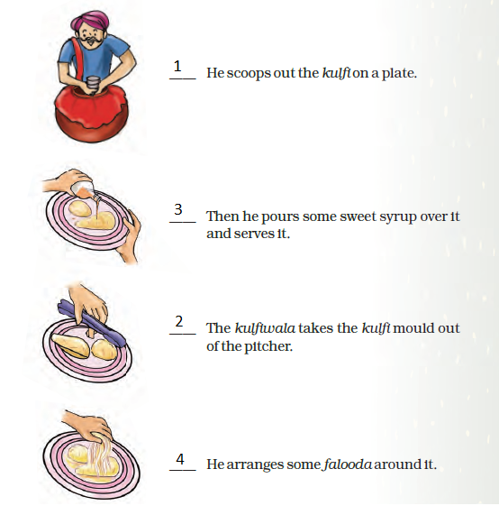 NCERT Solutions for Class 5 English Ice Cream Man - 8