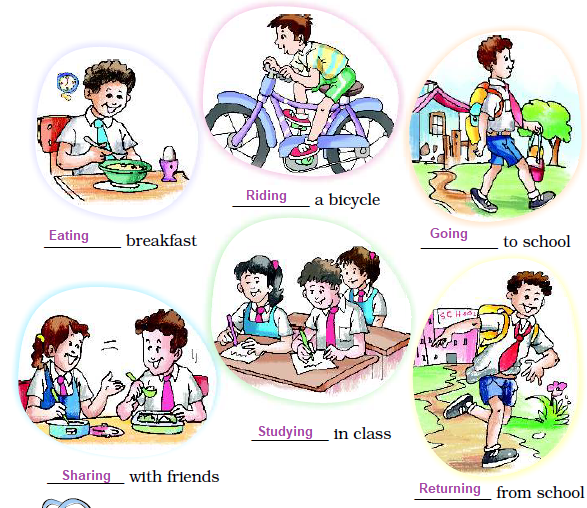 NCERT Solutions Class 2 English Unit 1 Poem First Day At School - 6