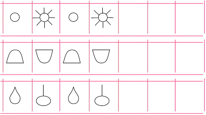 NCERT Solutions Class 1 Maths Chapter 10 Patterns - 7