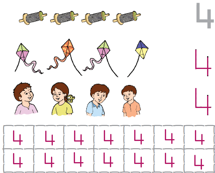 NCERT Solutions Class 1 Maths Chapter 2 Numbers from One to Nine - 22