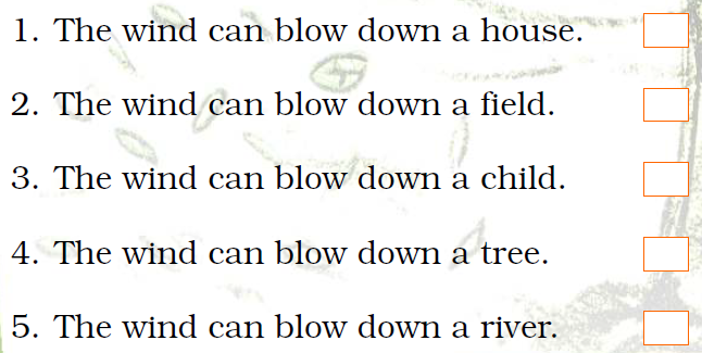 NCERT Solutions Class 2 English Unit 3 The Wind and The Sun - 3