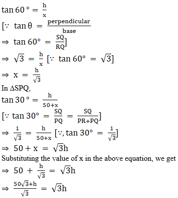 NCERT Exemplar Class 10 Maths Chapter 8 Ex. 8.4 Question 7-1