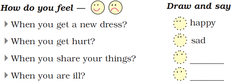 NCERT Solutions Class 1 English Unit 1 Poem A Happy Child - 8