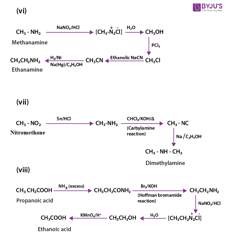 NCERT Solutions for Class 12 Chemistry Chapter 13 Amines Q 13.5-3