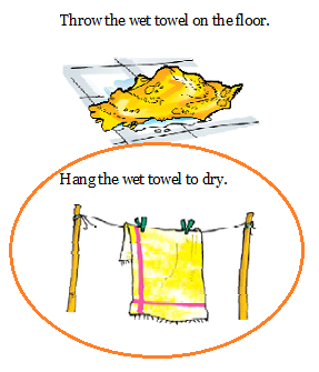 NCERT Solutions Class 1 English Unit 2 Poem After a Bath - 4