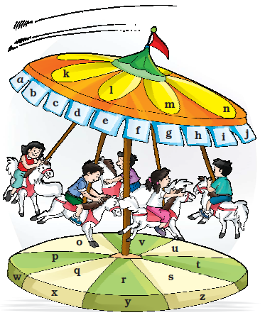 NCERT Solutions Class 1 English Unit 5 Poem Merry-Go-Round - 2