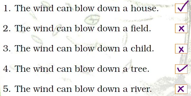 NCERT Solutions Class 2 English Unit 3 The Wind and The Sun - 4