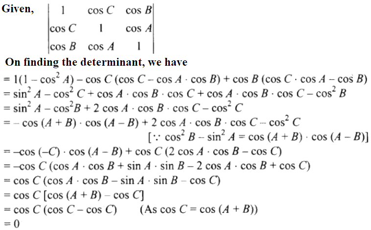 NCERT Exemplar Solutions Class 12 Mathematics Chapter 4 - 22