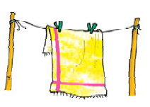 NCERT Solutions Class 1 English Unit 2 Poem After a Bath - 3