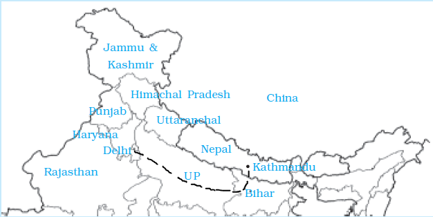 NCERT Solutions Class 9 English Chapter 10 Kathmandu - 2