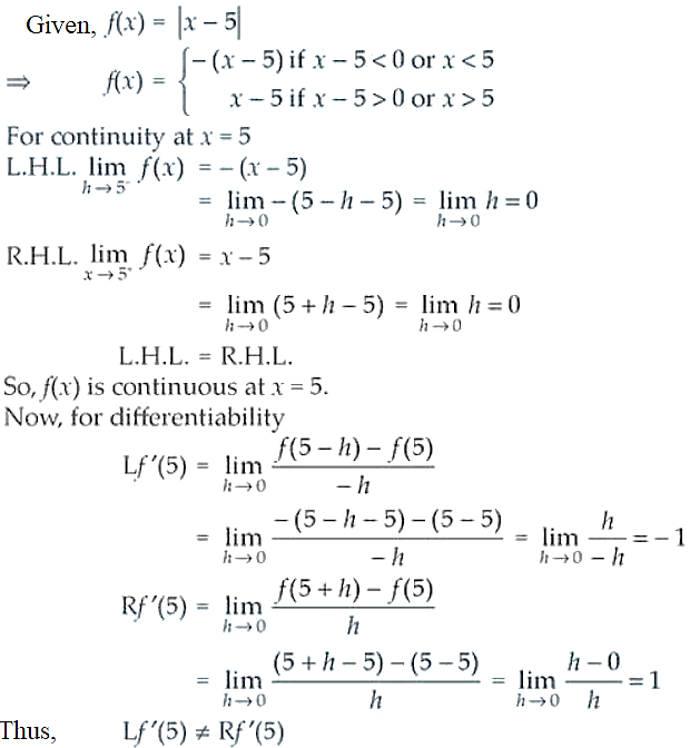 NCERT Exemplar Solutions Class 12 Mathematics Chapter 5 - 45