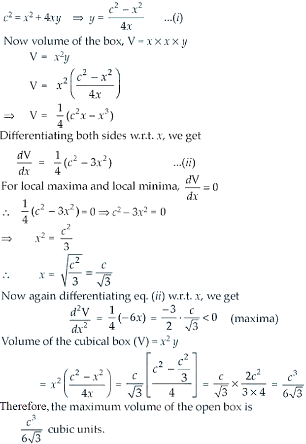 NCERT Exemplar Solutions Class 12 Mathematics Chapter 6 - 41