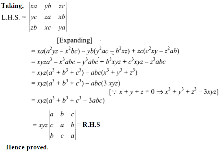 NCERT Exemplar Solutions Class 12 Mathematics Chapter 4 - 55