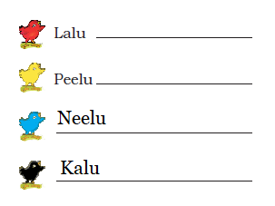 NCERT Solutions Class 1 English Unit 3 Story Lalu and Peelu - 2