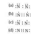 electron dot structure of nitrogen