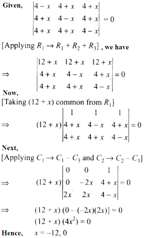 NCERT Exemplar Solutions Class 12 Mathematics Chapter 4 - 30