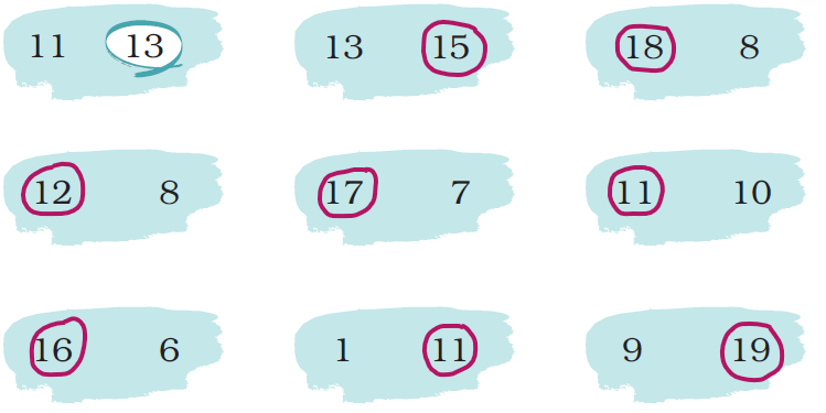 NCERT Solutions Class 1 Maths Chapter 5 Numbers from Ten to Twenty - 56