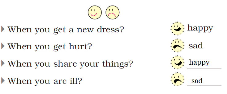 NCERT Solutions Class 1 English Unit 1 Poem A Happy Child - 9