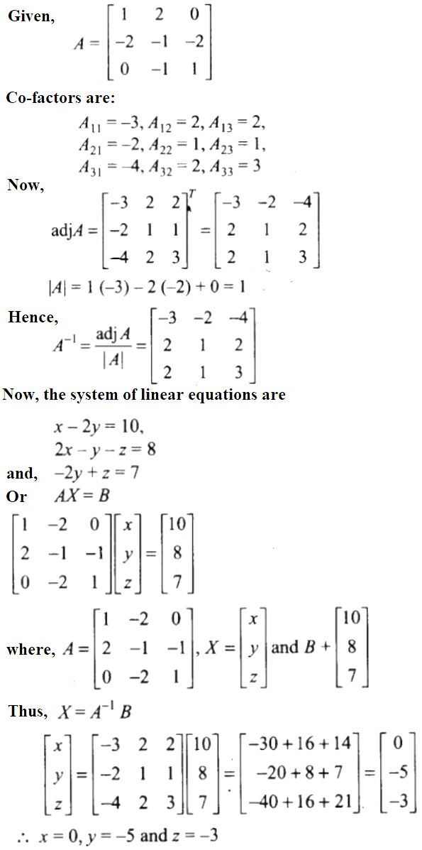 NCERT Exemplar Solutions Class 12 Mathematics Chapter 4 - 41