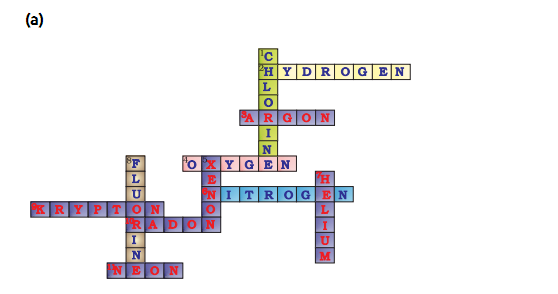 crossword puzzle solution
