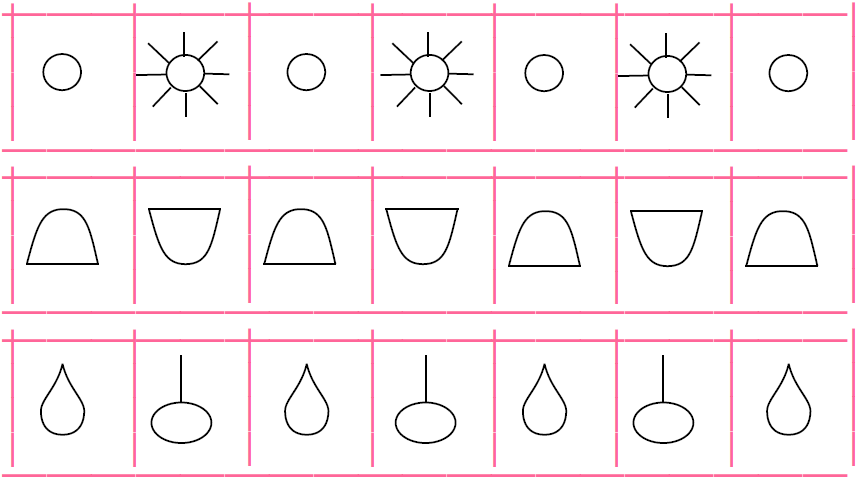 NCERT Solutions Class 1 Maths Chapter 10 Patterns - 9