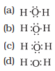 electron dot structure of a water molecule